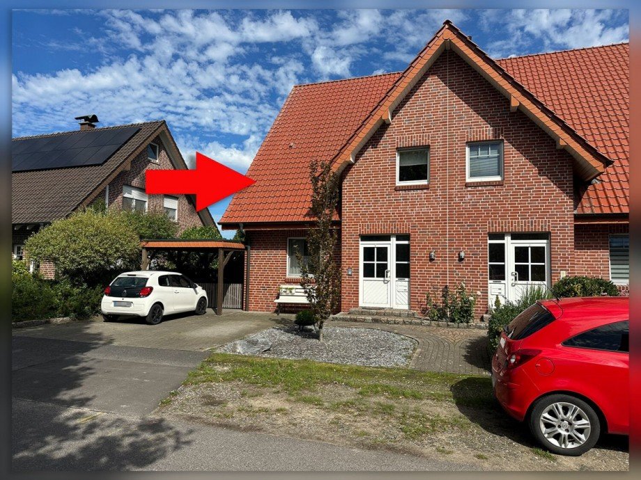Vorderansicht Maisonettewohnung Borken / Burlo