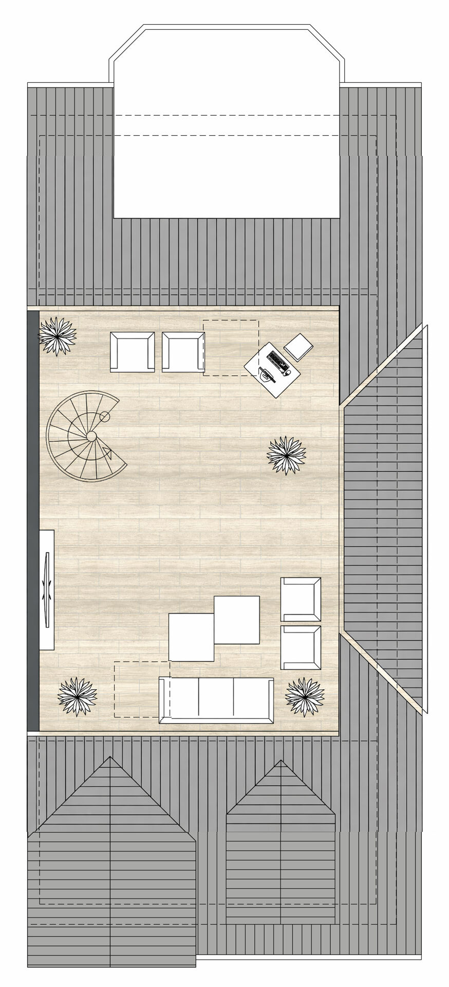 Spitzboden rechts Dachgeschosswohnung Borken