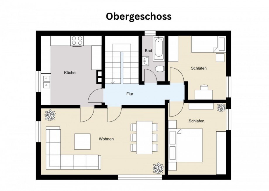 Obergeschoss Haus Borken / Weseke