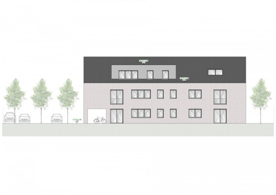 Au�enansicht Dachgeschosswohnung Borken