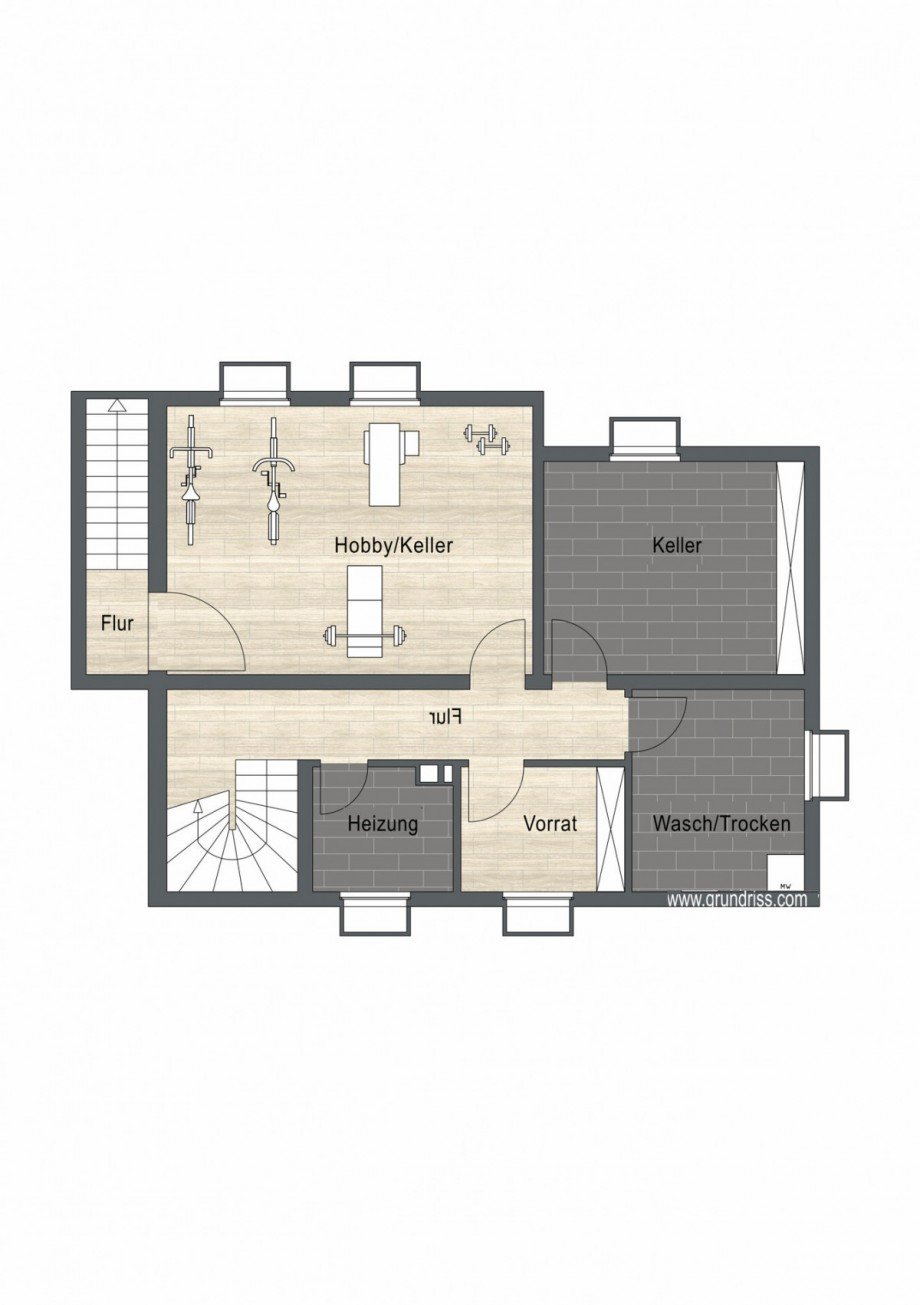 Kellergeschoss Einfamilienhaus Borken / Gemen