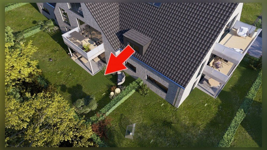 Luftbild Erdgeschosswohnung Borken