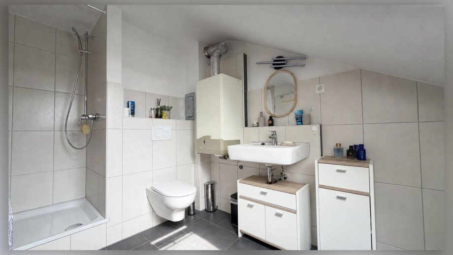 Badezimmer Dachgeschosswohnung Bocholt