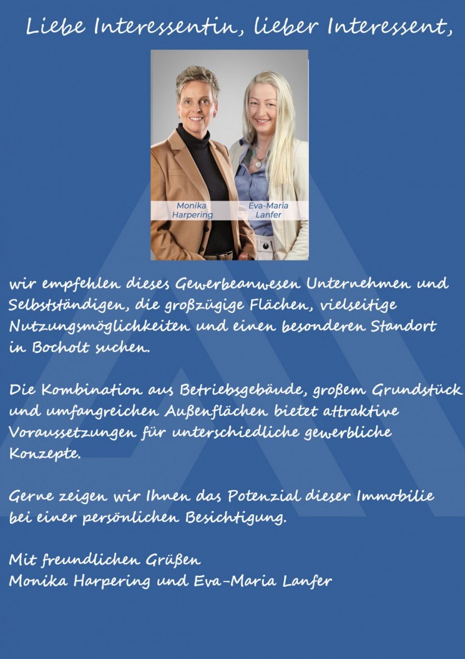 Empfehlung Halle / Lager / Produktion Bocholt