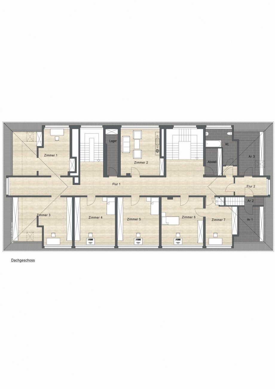 Dachgeschoss B�rofl�che Borken