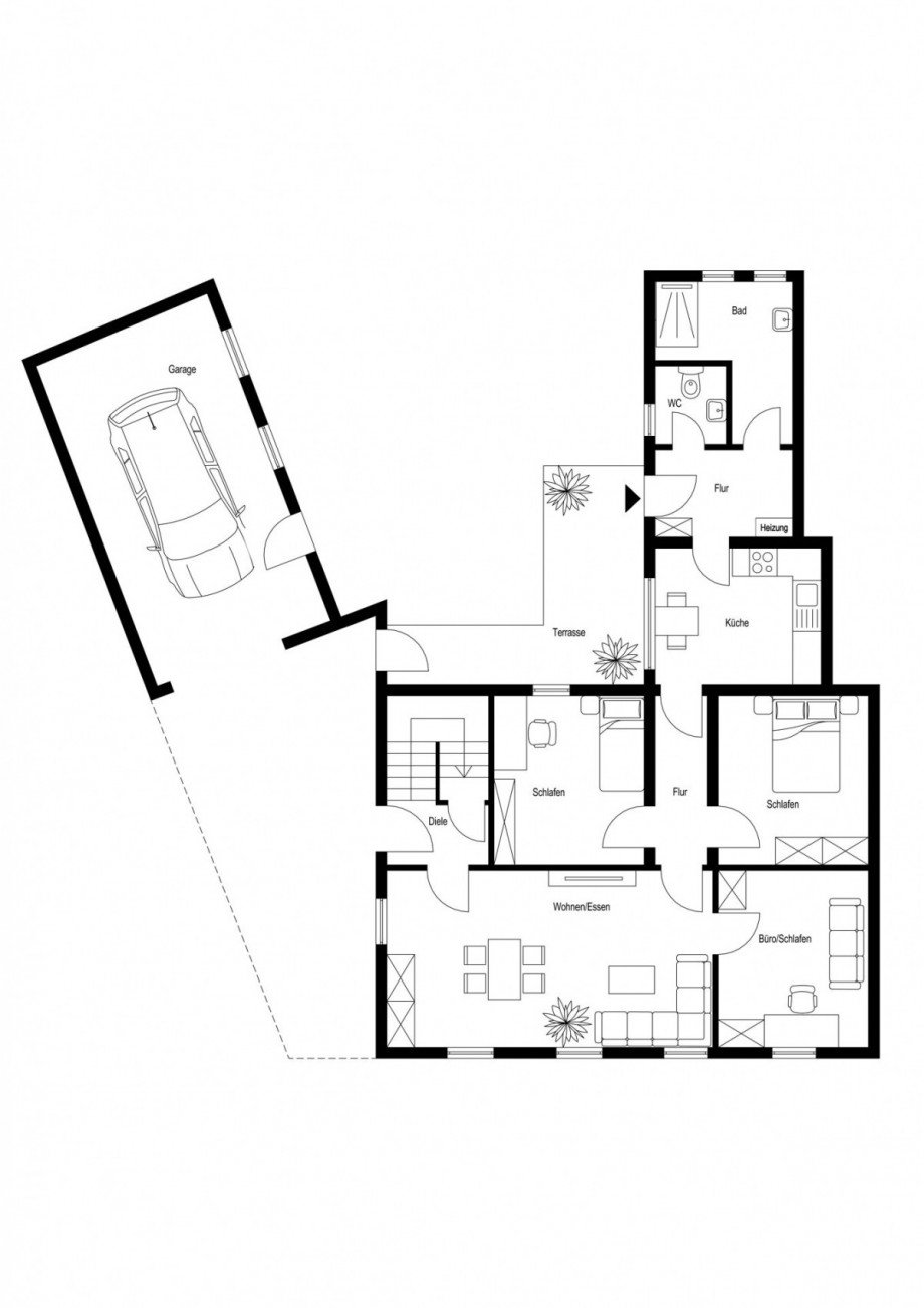 Erdgeschoss Erdgeschosswohnung Stadtlohn