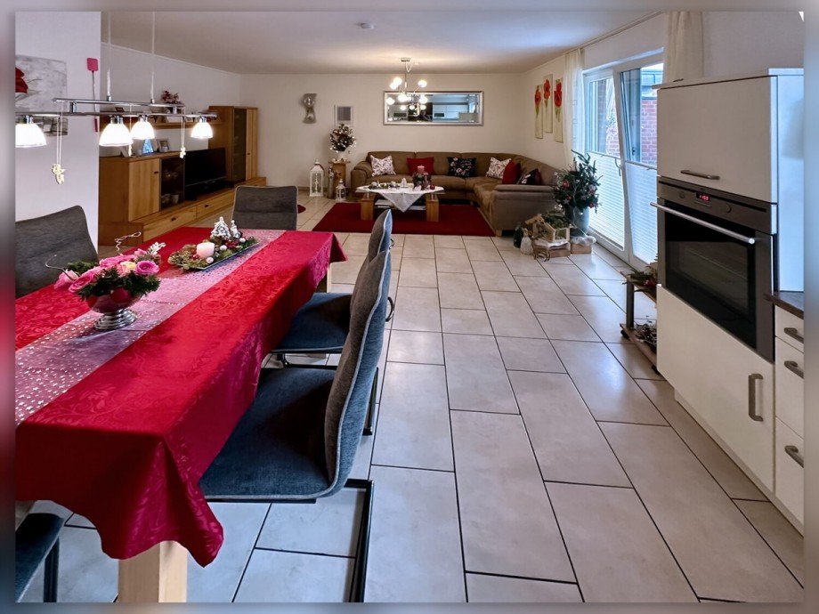 offene K�che - Wohnzimmer Erdgeschosswohnung Rhede