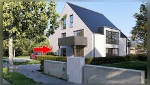 Ansicht S�d-West Ebenerdig wohnen in begehrter Borkener Lage: individuelle 3-Zimmer-Neubauwohnung