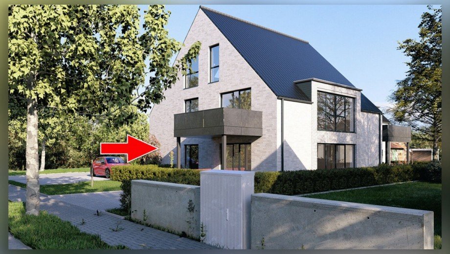 Ansicht S�d-West Erdgeschosswohnung Borken