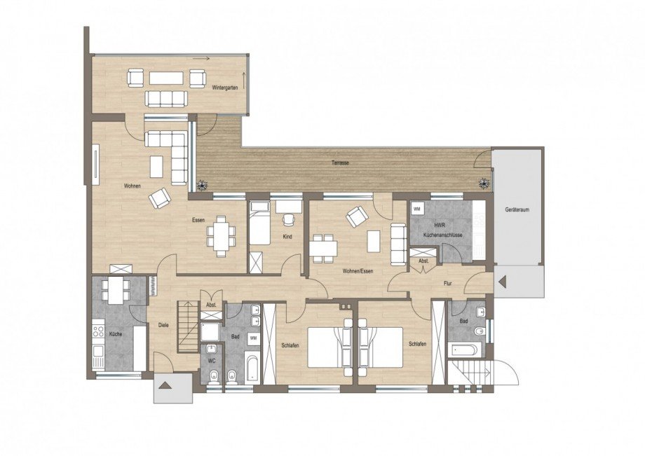 Erdgeschoss Bungalow Bocholt