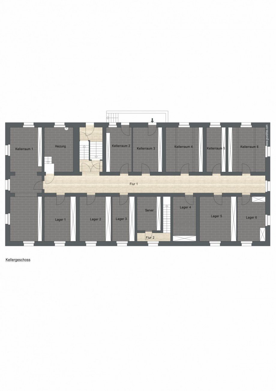 Kellergeschoss B�rofl�che Borken