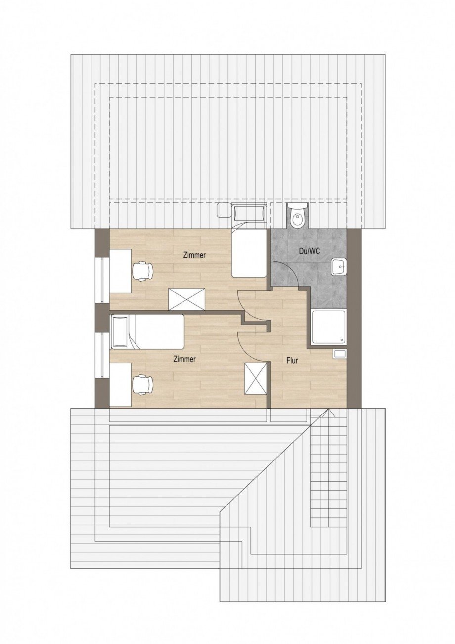 Dachgeschoss Maisonettewohnung Borken / Burlo