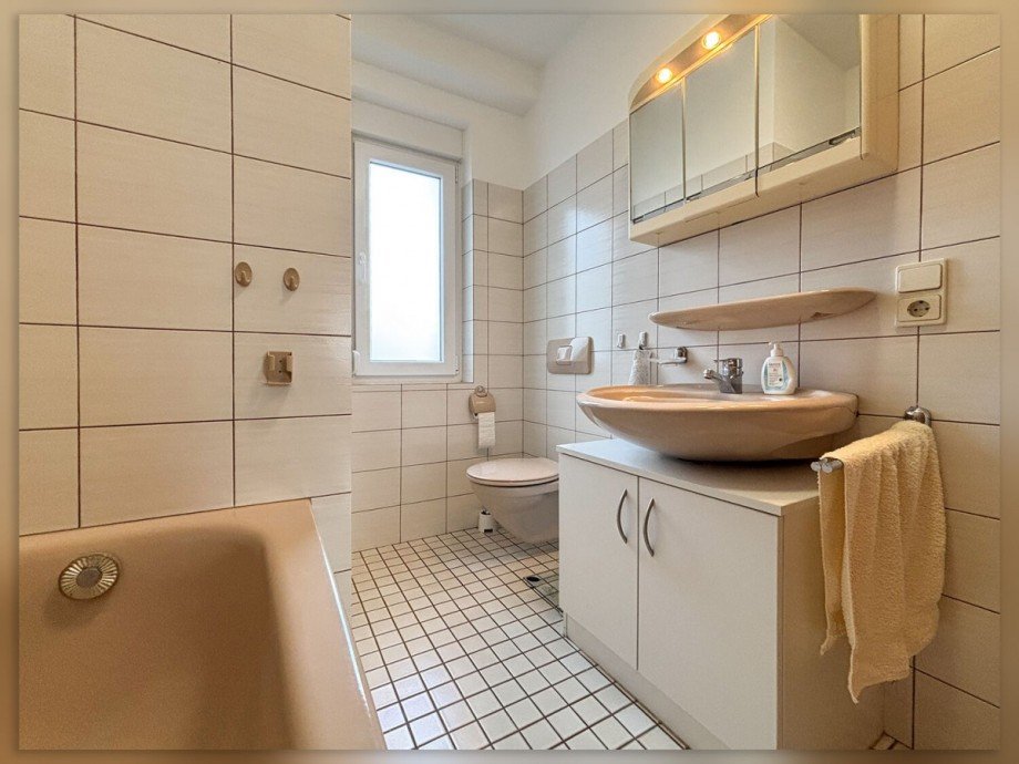 Badezimmer im Erdgeschoss Einfamilienhaus Bocholt