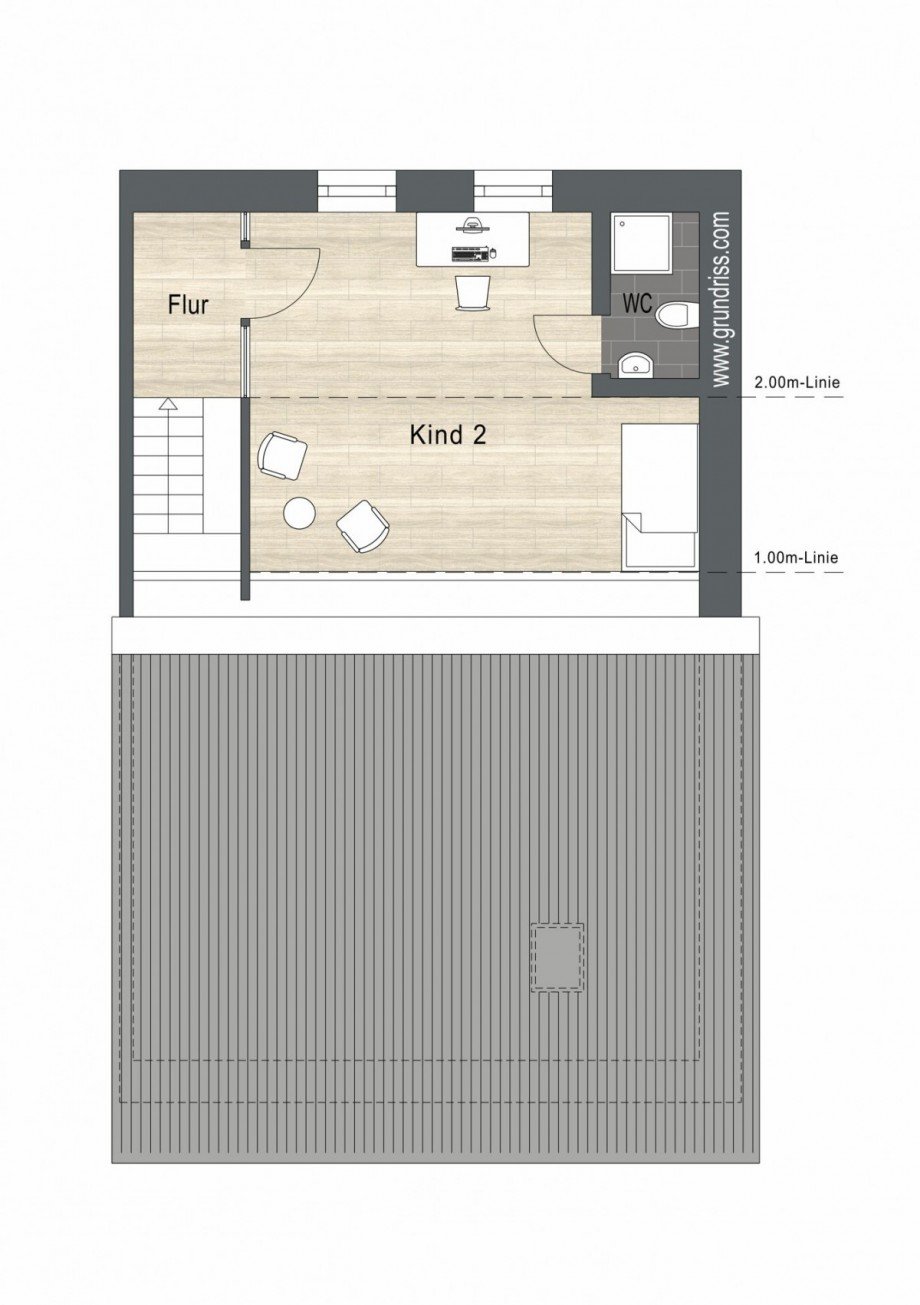 Dachgeschoss Doppelhaush�lfte Bocholt / Biemenhorst