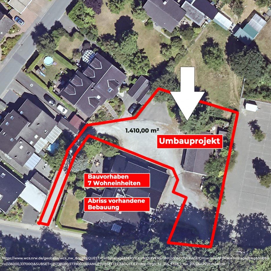 Luftbild Wohngrundst�ck Hamminkeln