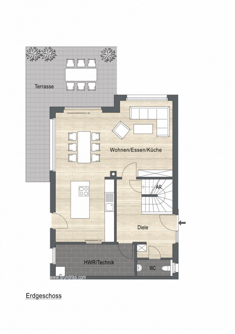 Erdgeschoss Einfamilienhaus Bocholt