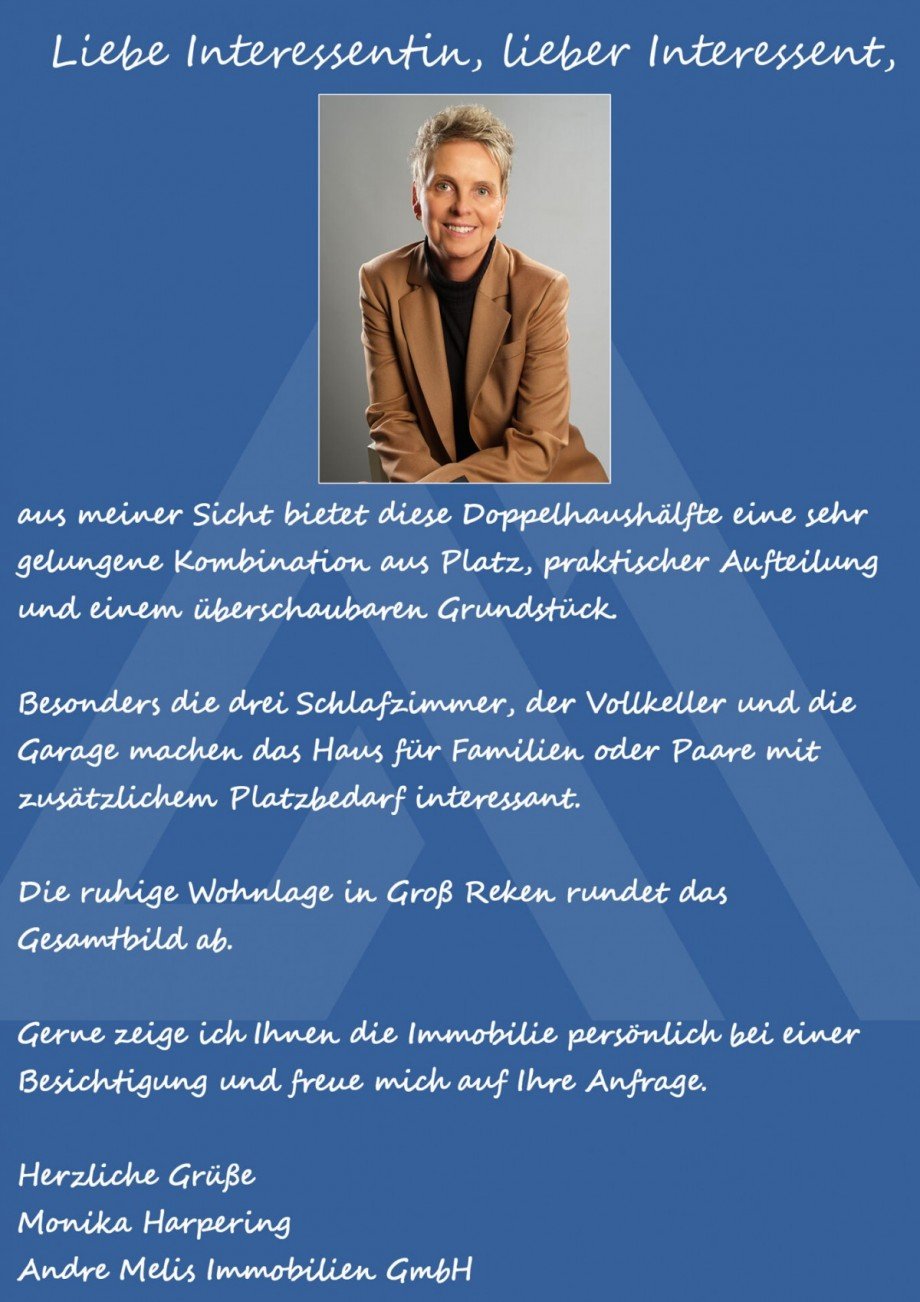 Empfehlung Doppelhaush�lfte Reken / Gro� Reken