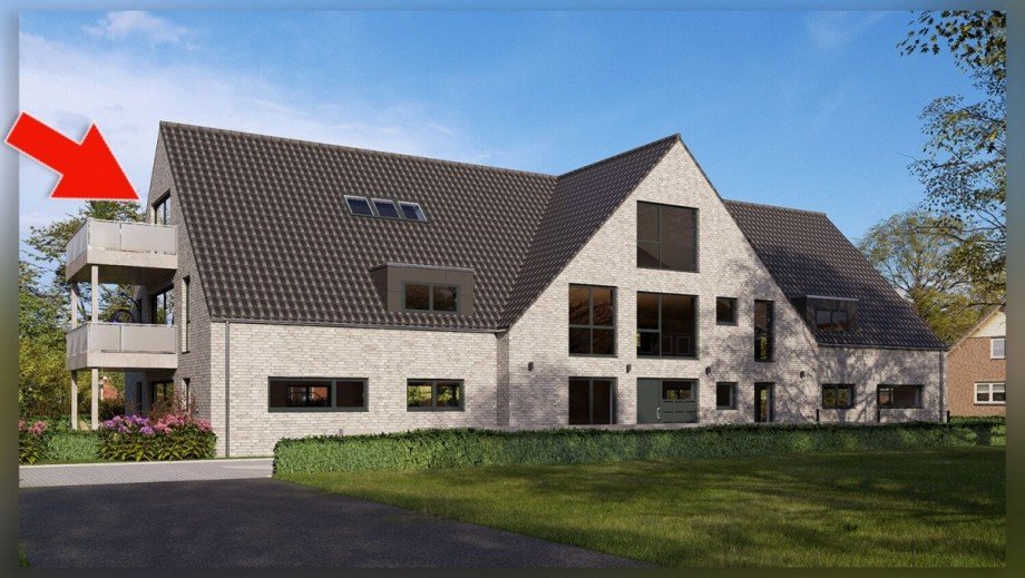 Au�enansicht Dachgeschosswohnung Borken