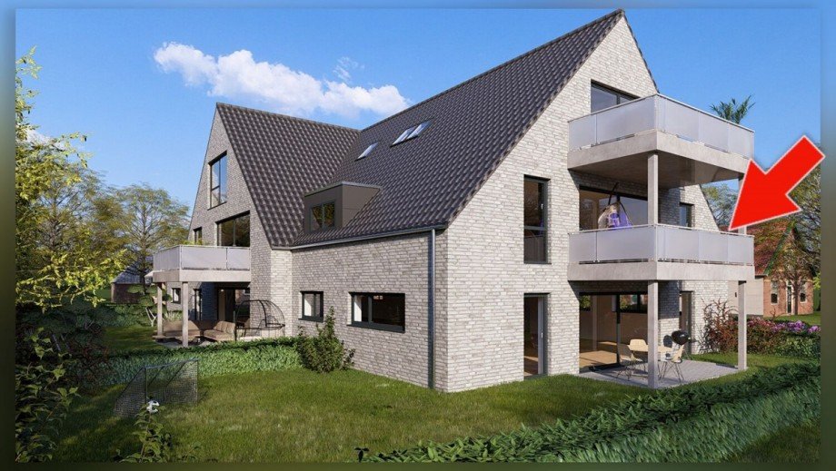 Balkon Dachgeschosswohnung Borken