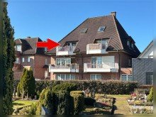 R�ckansicht Gro�z�giges Raumangebot - Maisonettewohnung mit Loggia im Zentrum von Borken