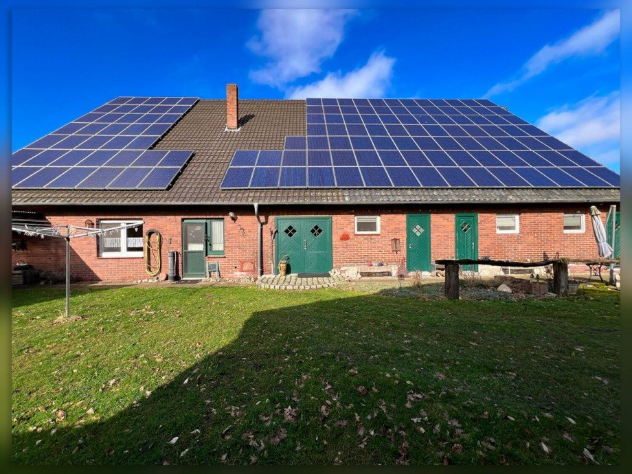 Wohnhaus S�d-West Ansicht Bauernhaus Bocholt