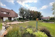 Gartenansicht - Terrasse Hier genie�en Sie Ruhe und Privatsph�re - repr�sentatives Anwesen in ortsnaher Lage von Heiden