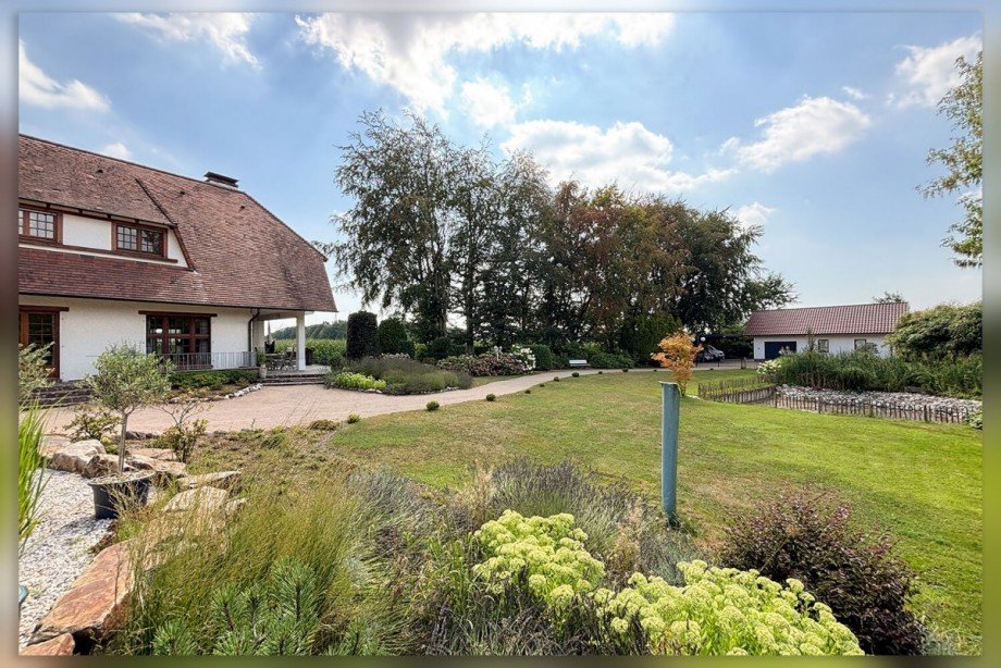 Gartenansicht - Terrasse Haus Heiden