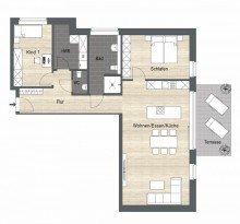 Erdgeschoss W1 Neubauwohnung mit Gartenanteil - ruhige Lage, klare Architektur