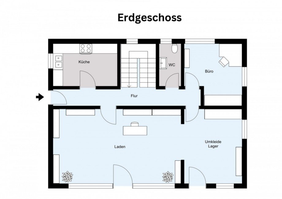 Erdgeschoss Haus Borken / Weseke