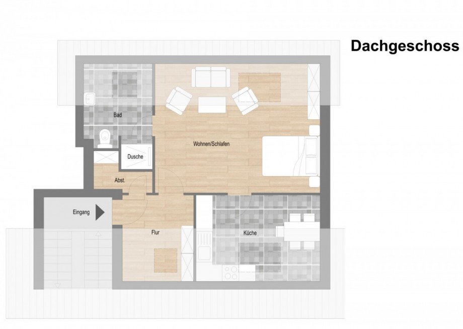 Dachgeschoss Dachgeschosswohnung Bocholt