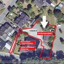 Luftbild Hamminkeln-Dingden - Grundst�ck mit Bestand und Entwicklungspotenzial in naturnaher Lage