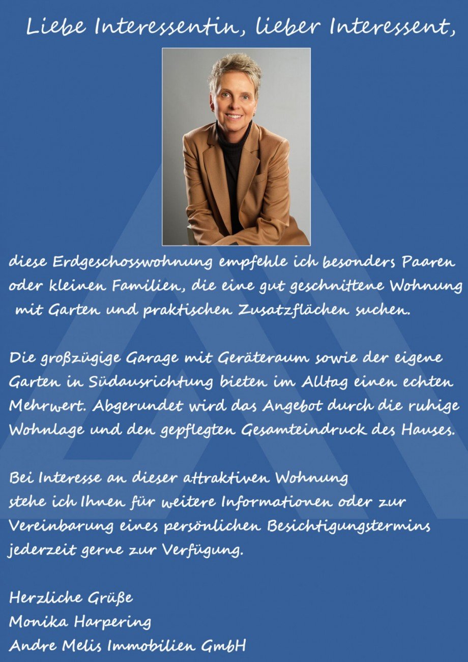 Empfehlung Erdgeschosswohnung Rhede