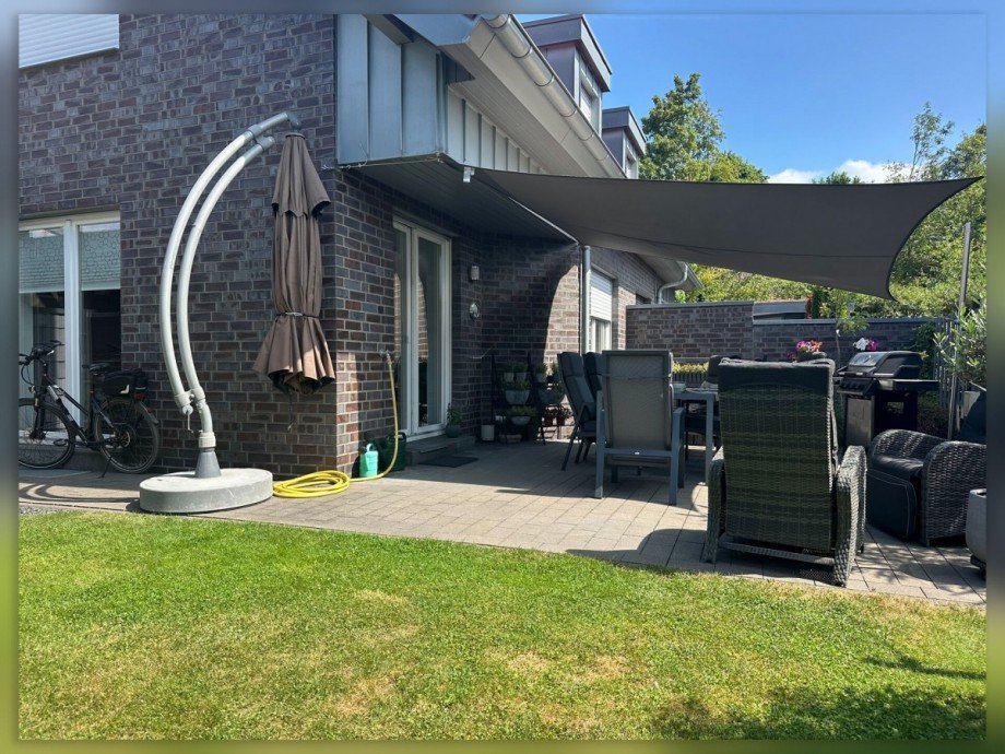 Terrasse Doppelhaush�lfte Borken