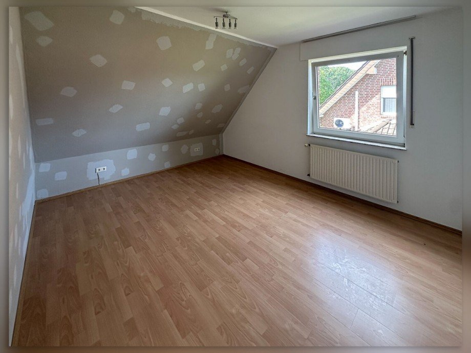 Schlafzimmer im Obergeschoss Maisonettewohnung Borken / Burlo
