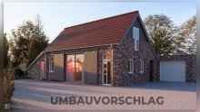 Umbauvorschlag Hamminkeln-Dingden - Grundst�ck mit Bestand und Entwicklungspotenzial in naturnaher Lage