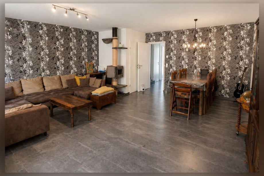 Wohnzimmer Reihenendhaus Borken / Burlo
