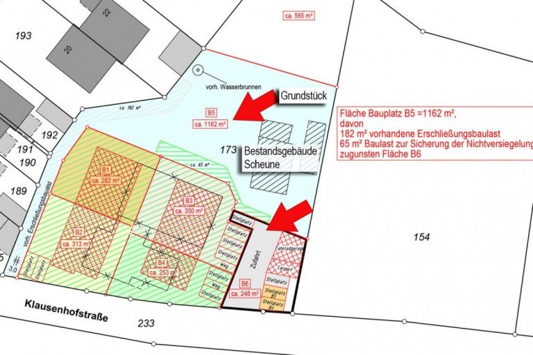 Lageplan Hamminkeln Wohngrundst�ck Hamminkeln-Dingden - Grundst�ck mit Bestand und Entwicklungspotenzial in naturnaher Lage