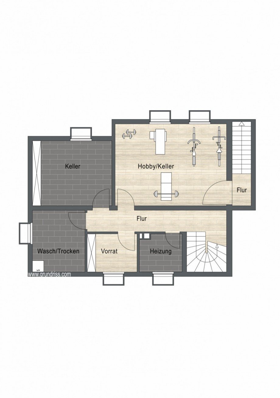 Kellergeschoss Einfamilienhaus Borken / Gemen