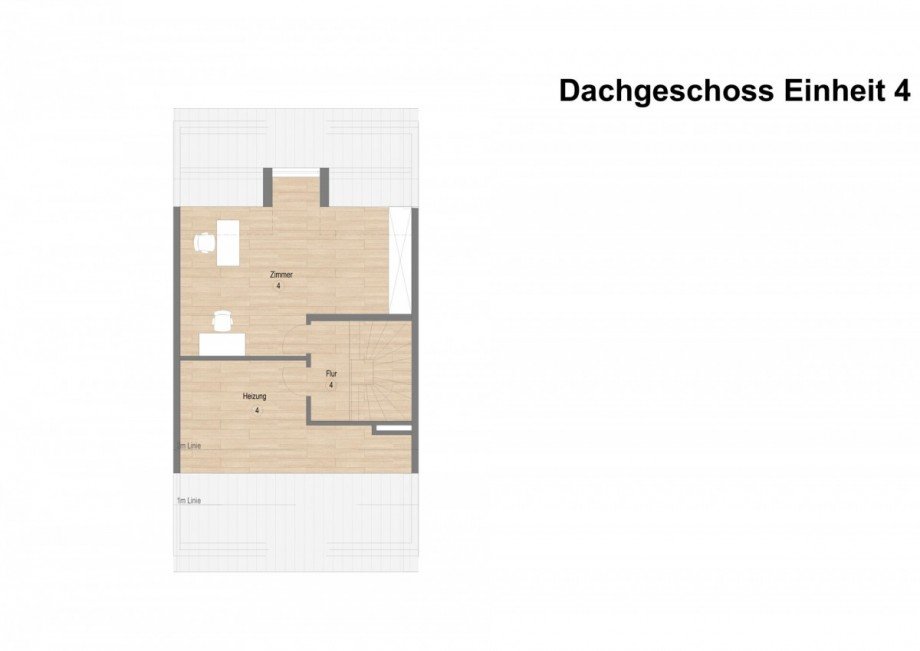 Dachgeschoss Reihenmittelhaus Borken / Burlo