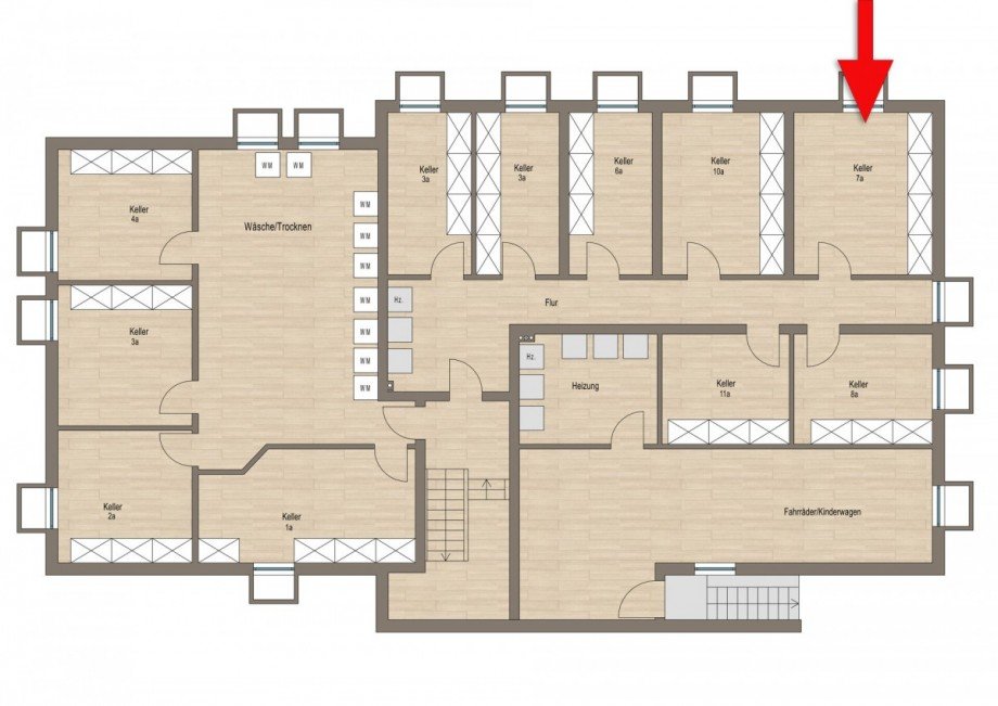 Kellergeschoss Etagenwohnung Borken / Gemen