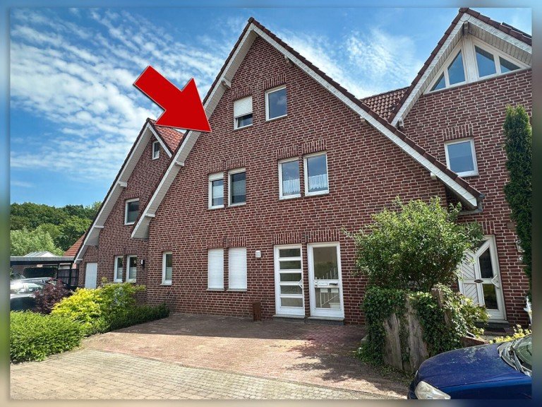 Au�enansicht Borken Maisonettewohnung Vier Zimmer �ber zwei Ebenen: Maisonette im beliebten Borken-Gemen