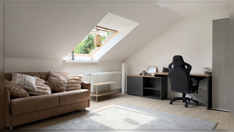 Wohn- Schlafzimmer Bocholt Dachgeschosswohnung Einziehen und wohlf�hlen: 1-Zimmer-Wohnung in Bocholt