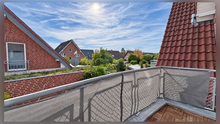 Balkonblick Maisonettewohnung Borken