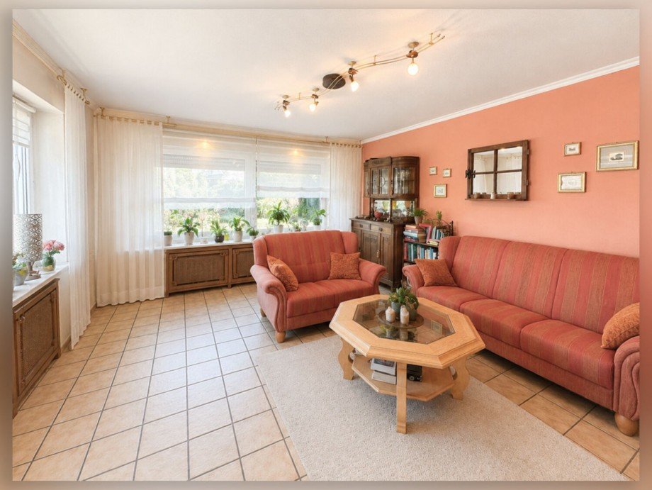 Wohnzimmer Erdgeschosswohnung S�dlohn / Oeding