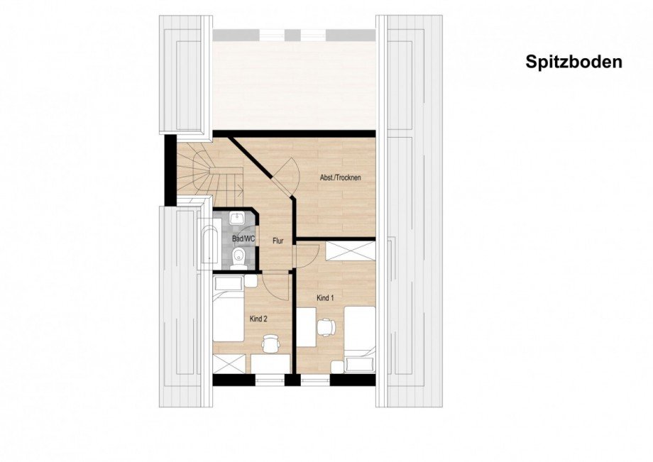 Spitzboden Maisonettewohnung Borken