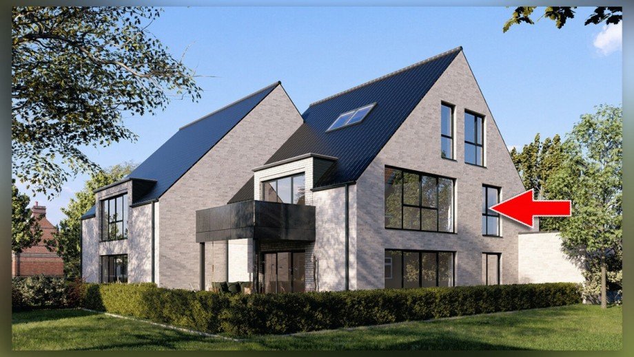 Ansicht S�d-Ost Etagenwohnung Borken