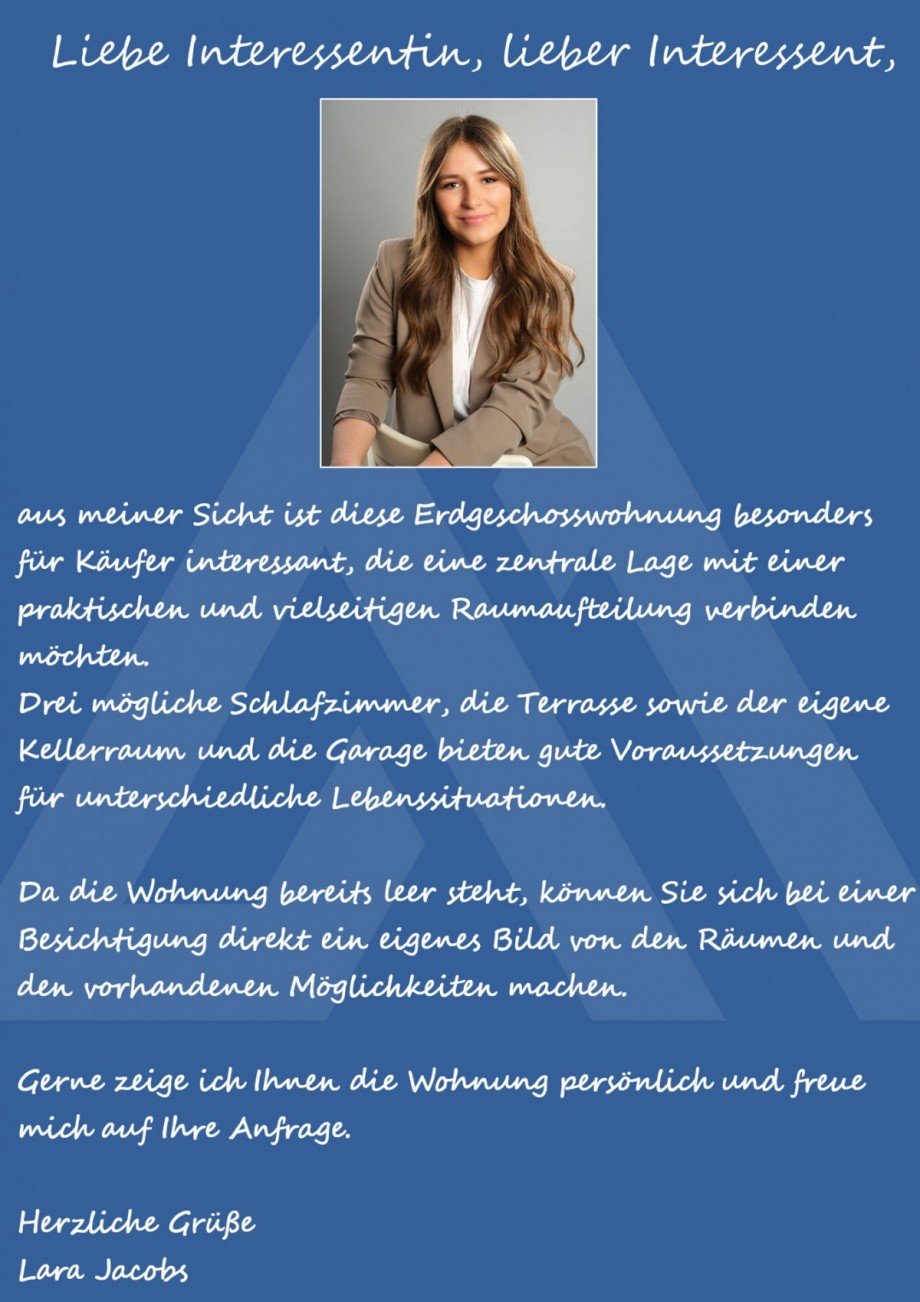 Empfehlung Erdgeschosswohnung Stadtlohn