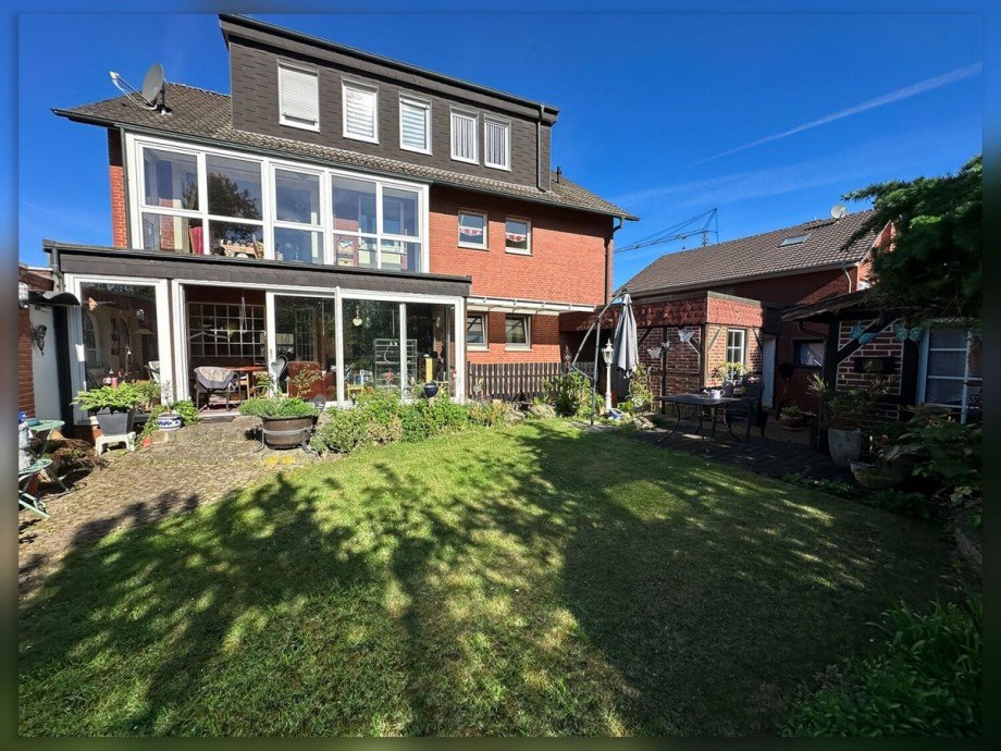 R�ckansicht - Garten Erdgeschosswohnung S�dlohn / Oeding