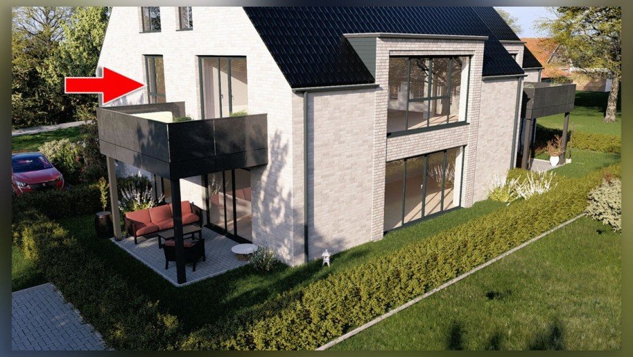 Ansicht S�d-West Etagenwohnung Borken
