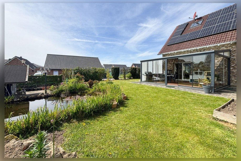 Ansicht West - Sommergarten Einfamilienhaus Reken